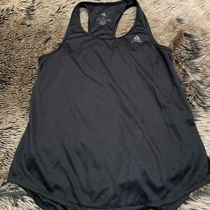 adidas running aeroready black razorback tank Size S